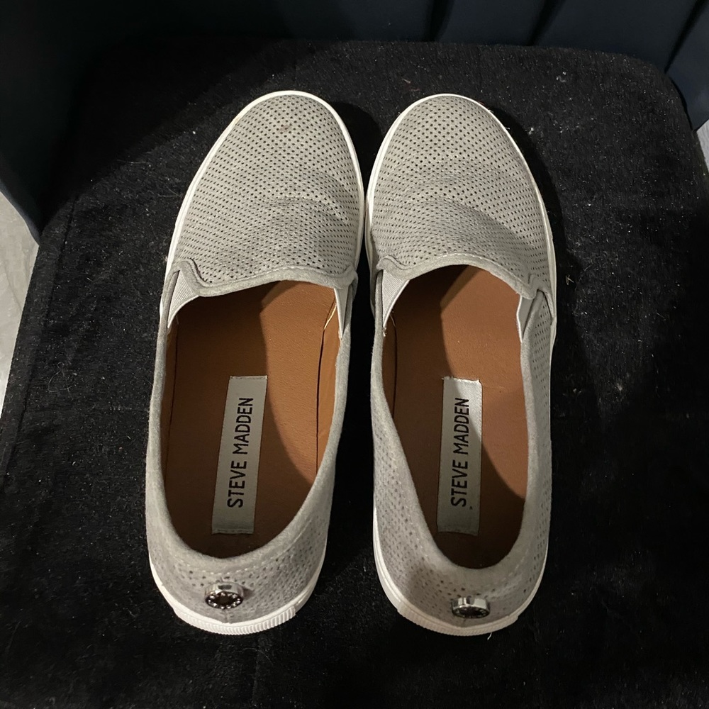 Grey Steve Madden shoes
